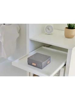 Uhrenbox ''Premium'' in Grau - (B)16,5 x (H)7 x (T)16,5 cm