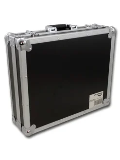 Universal Transportkoffer Schutzkoffer mit Schaumstoff in schwarz