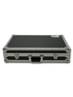 Universal Transportkoffer Schutzkoffer mit Schaumstoff in schwarz