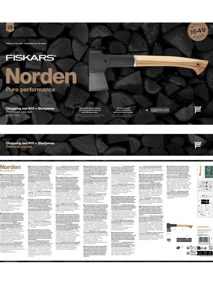 Universalaxt in Beige/ Schwarz