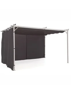 Universalvorhang für Pergola in Grau - (L)215 x (B)290 cm