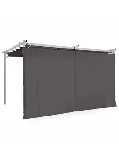 Universalvorhang für Pergola in Grau - (L)215 x (B)290 cm