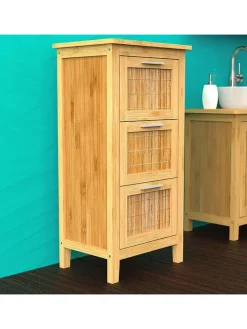 Unterschrank in Hellbraun - (B)42 x (H)82 x (T)30 cm