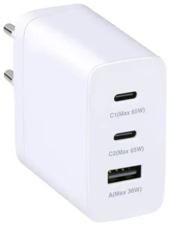 USB C-C-A-Adapter in Weiß
