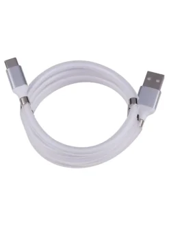 USB-A-USB Typ-C-Kabel in Weiß - (L)100 cm