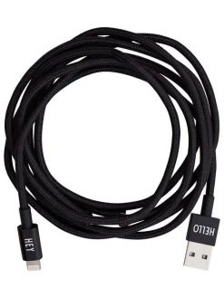 USBC-Lightning-Kabel in Schwarz - (L)185 cm