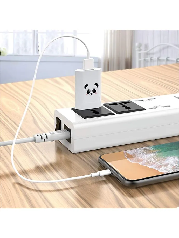 USB-Ladegerät in Weiß