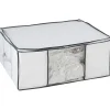 Vakuum-Box in Weiß - (B)50 x (H)27 x (T)65 cm