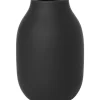 Vase ''Colora'' in Anthrazit - (H)15 x Ø 10 cm