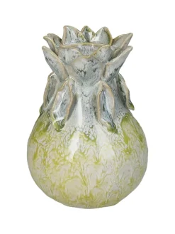 Vase in Grün - (H)15 x Ø 11,5 cm