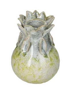 Vase in Grün - (H)15 x Ø 11,5 cm