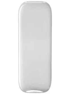 Vase ''Milano'' in Weiß - (B)10 x (H)27 x (T)8 cm