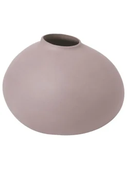 Vase "Nona" in Hellbraun - (B)17 x (H)13 x (T)18 cm