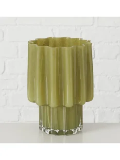 Vase ''Ragusa'' in Grün - (H)24 x Ø 17,7 cm