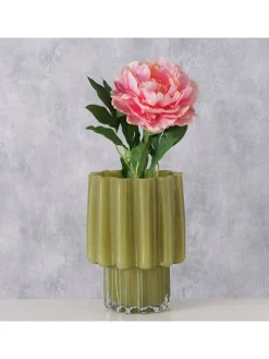 Vase ''Ragusa'' in Grün - (H)24 x Ø 17,7 cm