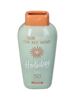 Vase ''Sunscreen'' in Grau - (B)8,8 x (H)19 x (T)5,6 cm