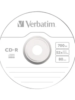Verbatim CD-R Medien 80Min/700MB/52x zuverlässige Datensicherung in Blau