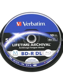 Verbatim M-DISC BD-R DL 50GB/1-6x Jewelcase (5 Disc) in Blau