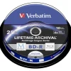 Verbatim M-DISC BD-R 25GB/1-4x Cakebox (10 Disc) in blau