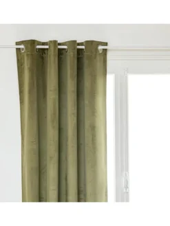 Verdunkelungsvorhang in olivgrün