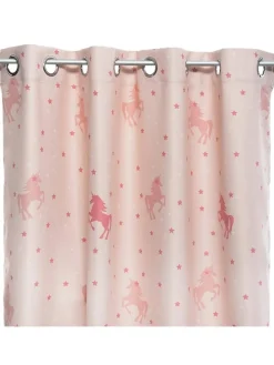 Verdunkelungsvorhang in Rosa - (L)250 x (B)140 cm