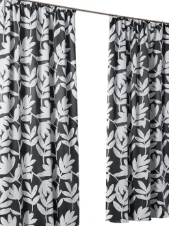 Verdunklungsschal in Schwarz/ Weiß