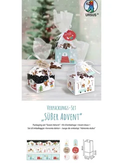 Verpackungs-Set "Süßer Advent" in Bunt
