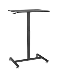 Verstellbarer Laptopständer ACADEMIA in Schwarz - (W) 65 x (H) 73 x (L) 48 cm