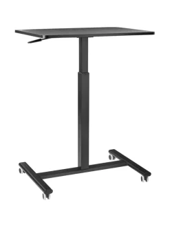 Verstellbarer Laptopständer ACADEMIA in Schwarz - (W) 65 x (H) 73 x (L) 48 cm