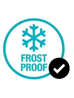 Viereckregner "AquaZoom compact" in Schwarz