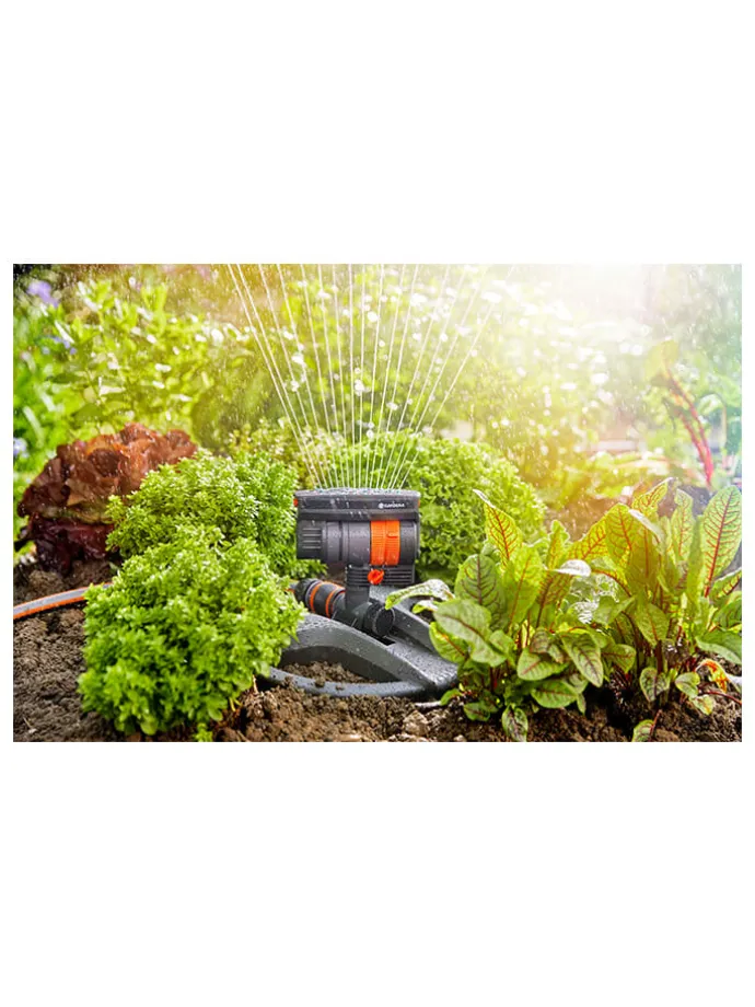 Viereckregner "AquaZoom compact" in Schwarz