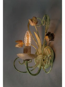 Vintage Edition Standard 230V LED Kerze gedrehtes Glas F