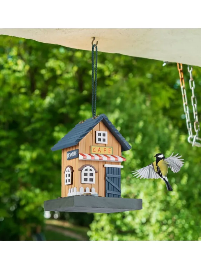 Vogelfutterhaus "Café" in Bunt