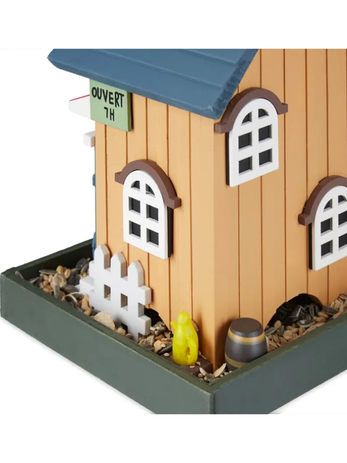 Vogelfutterhaus "Café" in Bunt