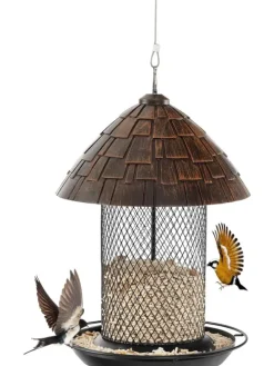 Vogelfutterhaus in Braun