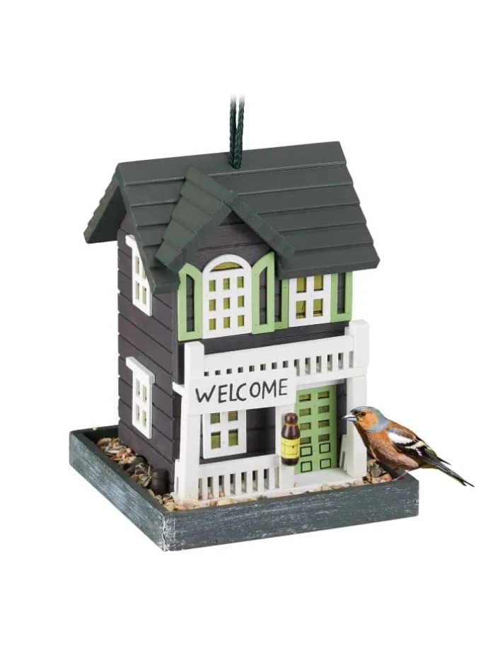 Vogelfutterhaus in Bunt