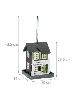 Vogelfutterhaus in Bunt