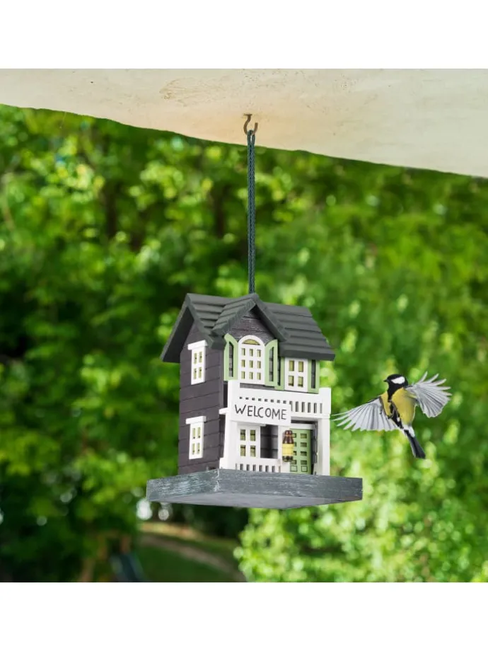 Vogelfutterhaus in Bunt