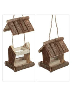 Vogelfutterhaus in Natur