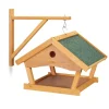 Vogelfutterhaus in Natur - (B)42,5 x (H)35 x (T)40,5 cm
