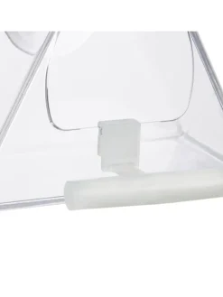 Vogelfutterhaus in Transparent - (B)12,5 x (H)13 x (T)7,5 cm