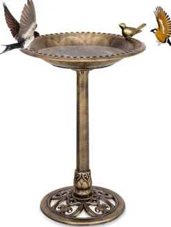 Vogelfutterstation in Bronze