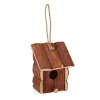 Vogelhaus in Natur - (B)12x (H)16,5 x (T)9,5 cm