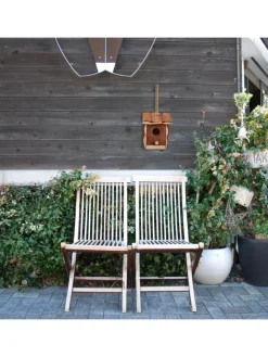 Vogelhaus in Natur - (B)12x (H)16,5 x (T)9,5 cm