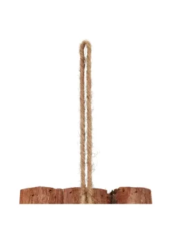 Vogelhaus in Natur - (B)12x (H)16,5 x (T)9,5 cm