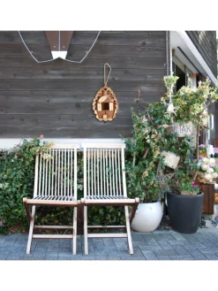 Vogelhaus in Natur - (B)11x (H)24,5 x (T)8 cm