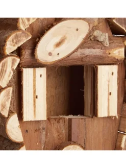 Vogelhaus in Natur - (B)11x (H)24,5 x (T)8 cm