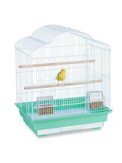 Vogelkäfig in Grün - (B)46,5 x (H)56,5 x (T)35,5 cm