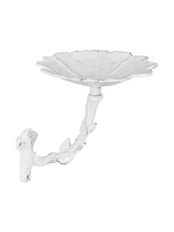 Vogeltränke Blütein Weiß