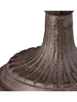 Vogeltränke Gartendeko in Braun